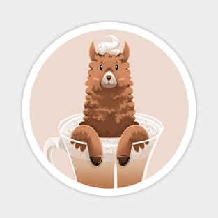 Llamaccino Magnet